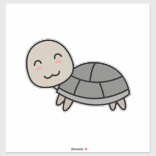 Schildkröten-Comic-Tier Aufkleber