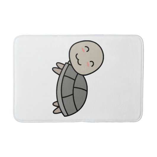 Schildkröten-Comic-Tier Badematte (Vorderseite)