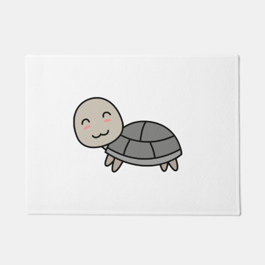 Schildkröten-Comic-Tier Fußmatte (Vorderseite)
