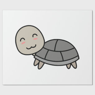 Schildkröten-Comic-Tier Geschenkpapier