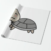 Schildkröten-Comic-Tier Geschenkpapier (Ungerollt)