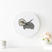 Schildkröten-Comic-Tier Große Wanduhr (Zuhause)