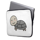 Schildkröten-Comic-Tier Laptopschutzhülle (Vorderseite Links)