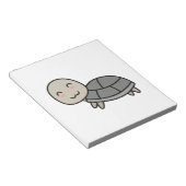 Schildkröten-Comic-Tier Notizblock (angewinkelt)