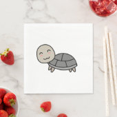 Schildkröten-Comic-Tier Serviette (Beispiel)