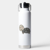 Schildkröten-Comic-Tier Trinkflasche (Vorderseite)