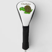 Schildkröten-Design Golf Headcover (Vorderseite)