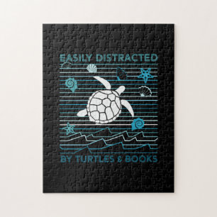 Schildkröten, die leicht von Schildkröten und Büch Puzzle