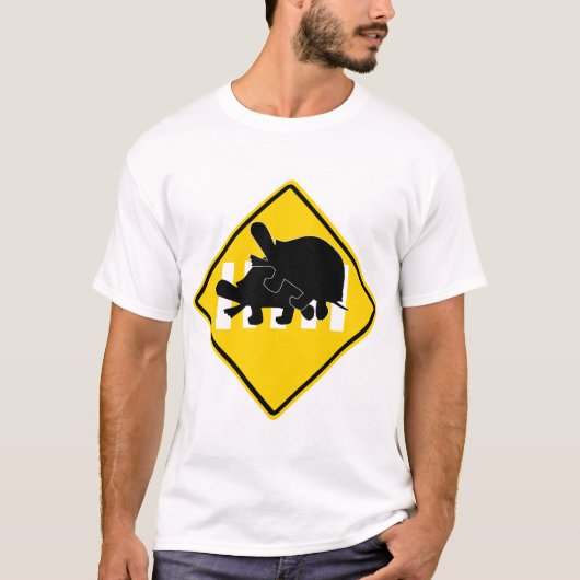 SCHILDKRÖTEN, DIE STRASSE KREUZEN T-Shirt (Vorderseite)