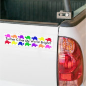 Schildkröten färben meine Welt hell! Autoaufkleber (Auf Lkw)