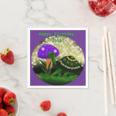 Schildkröten, Funkelnd PapierNapkins Serviette (Beispiel)