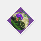 Schildkröten, Funkelnd PapierNapkins Serviette (Ecke)