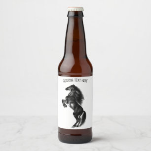 Schildkröten für aufrecht stehende Bierflaschen mi Bierflaschenetikett