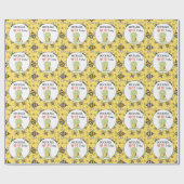 Schildkröten-Geburtstag Geschenkpapier (Flach)