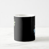 Schildkröten Gefärbte Krawatte Niedlich Sea Turtle Kaffeetasse (Mittel)