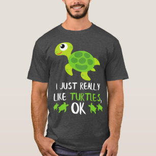Schildkröten Geschenk Meeresschildkröten Strand Ge T-Shirt