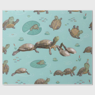 Schildkröten Geschenkpapier