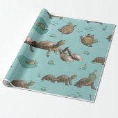 Schildkröten Geschenkpapier (Ungerollt)