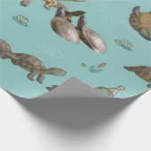 Schildkröten Geschenkpapier (Ecke)