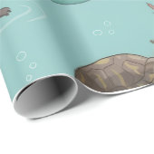 Schildkröten Geschenkpapier (Rolleneckpunkt)