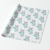 Schildkröten-Geschenkpapier Geschenkpapier (Ungerollt)