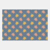 Schildkröten-Geschenkpapier, Meerestier-Geschenkve Geschenkpapier Set (Vorderseite 3)