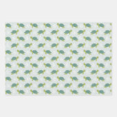 Schildkröten-Geschenkpapier, Meerestier-Geschenkve Geschenkpapier Set (Vorderseite 2)