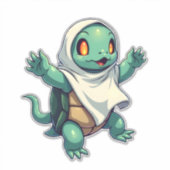 Schildkröten-Ghoul Aufkleber (Vorderseite)