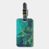 Schildkröten Hawaiis Honu Gepäckanhänger (Vorderseite vertikal)