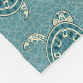 Schildkröten Hintergrund Fleecedecke (Ecke)