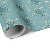 Schildkröten Hintergrund Geschenkpapier (Rolleneckpunkt)