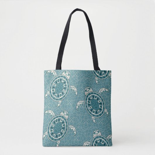 Schildkröten Hintergrund Tasche (Vorderseite)