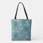 Schildkröten Hintergrund Tasche (Rückseite)