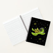 Schildkröten im Weltraum Notizblock (Innenseite)