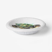 Schildkröten in Aquarellpapier Bowles Pappteller (Gewinkelt)