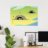 Schildkröten in Liebe Poster (Heimbüro)