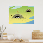 Schildkröten in Liebe Poster (Küche)