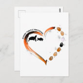 Schildkröten Jede Schildkröte zählt Golden Heart P Postkarte (Vorne/Hinten)