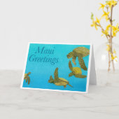 Schildkröten Karte (Gelbe Blume)