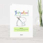 Schildkröten Karte (Rückseite)