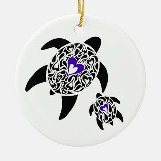 SCHILDKRÖTEN KERAMIKORNAMENT (Vorne)