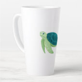 Schildkröten-Latte-Tasse Milchtasse (Linke Ecke)