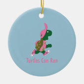 Schildkröten laufen keramik ornament (Vorne)