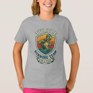 Schildkröten-Laufteam Langsamer Steter Läufer T-Shirt