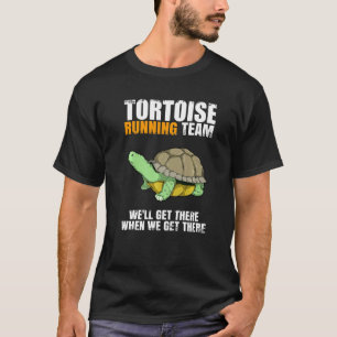 Schildkröten Laufteam Turtle Schildkröte Lustiger  T-Shirt