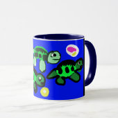 Schildkröten Leben Tasse (VorderseiteRechts)