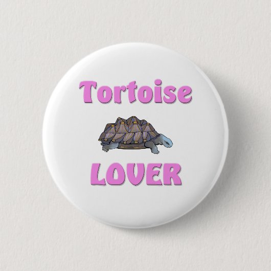 Schildkröten-Liebhaber Button (Vorderseite)