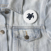 Schildkröten-Logo-Emblem Rotwangen-Schmuckschildkr Button (Beispiel)