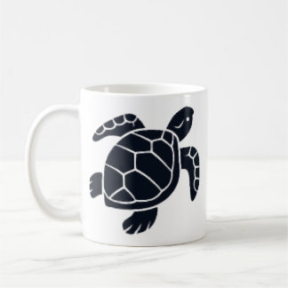 Schildkröten-Logo-Emblem Rotwangen-Schmuckschildkr Kaffeetasse