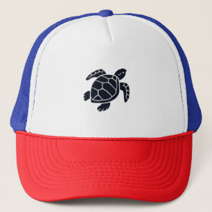 Schildkröten-Logo-Emblem Rotwangen-Schmuckschildkr Truckerkappe